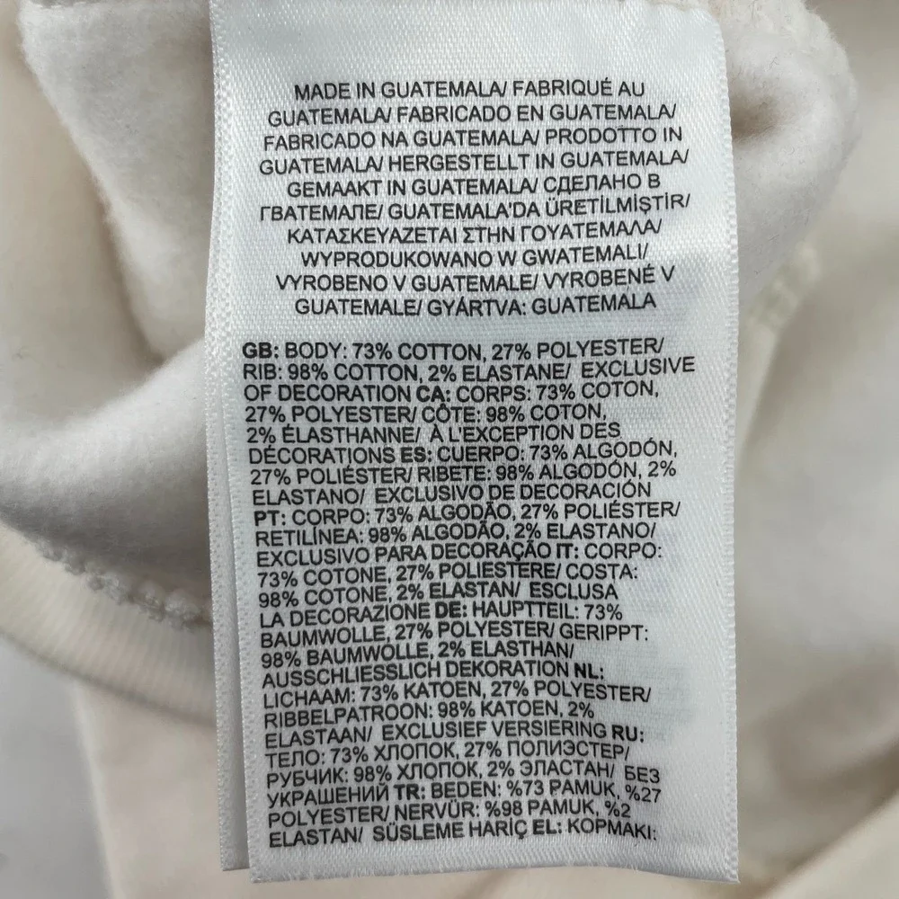 The North Face Sweatshirt Evolution Mock Neck XXL Gardenia White NWT